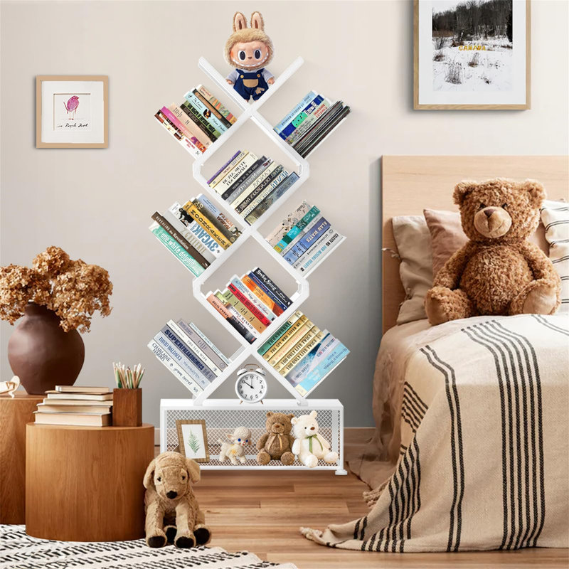 101cm H x 43cm W Metal Standard Bookcase