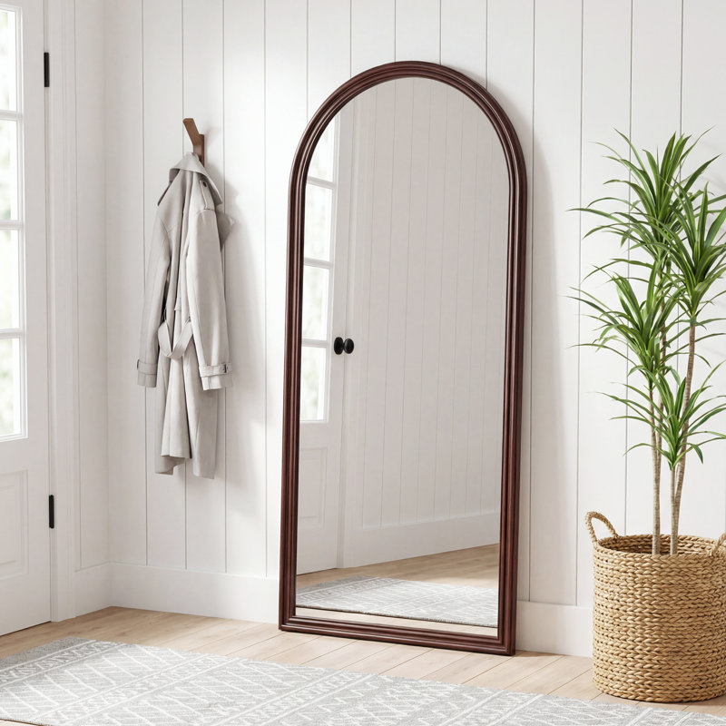 Corin 71" Wooden Arched Full Length Mirror