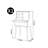 Italian style storage dressing table