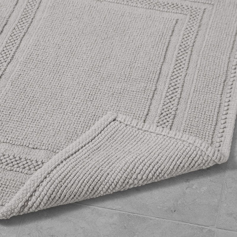 Bath Rug, Washed Beige, 21" W x 34" L