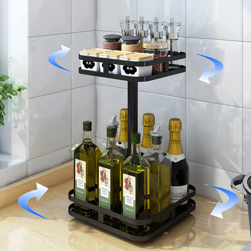 Vallelunga Free-Standing Stainless Steel Spice Rack