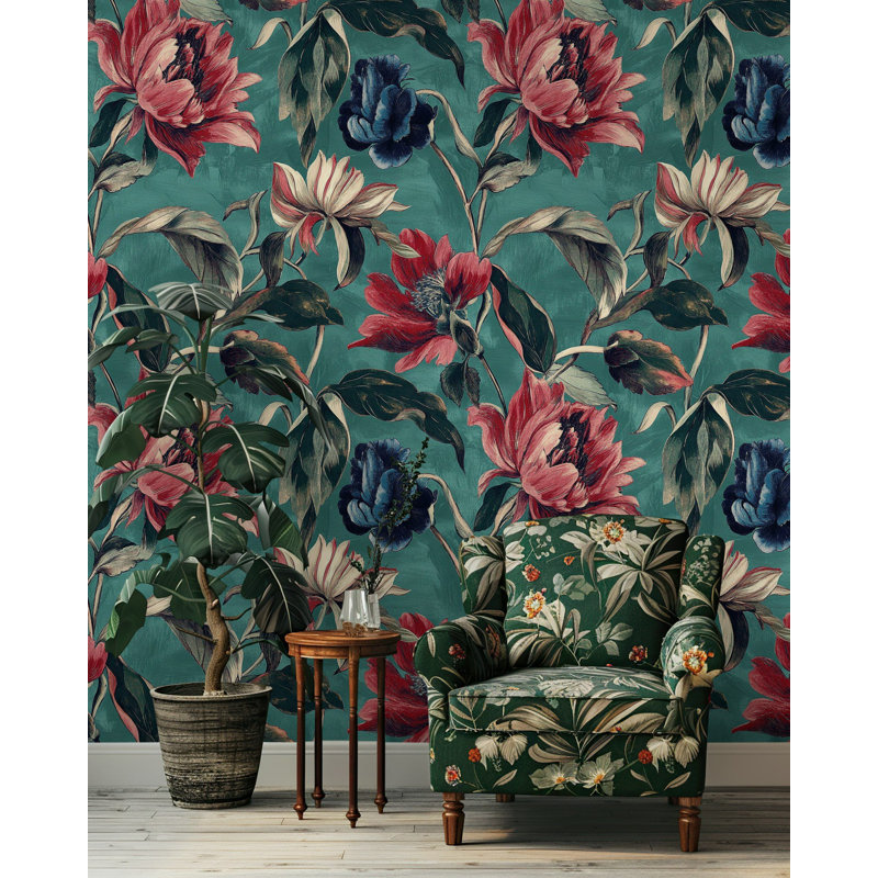 Papier peint floral Bold