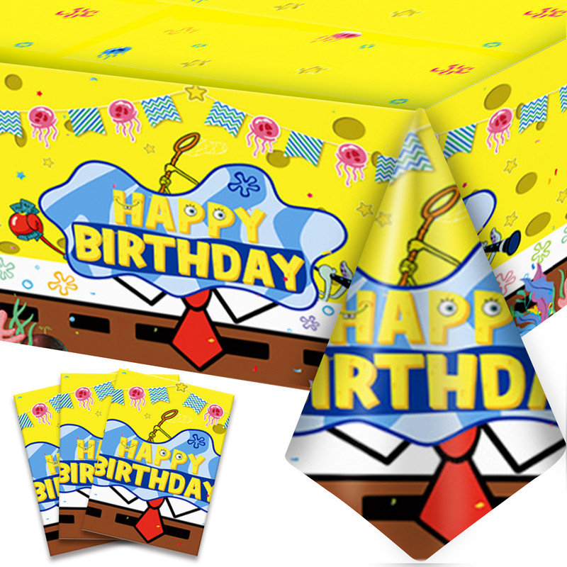 Articles de fête d'anniversaire SpongeBob - Nappe SpongeBob