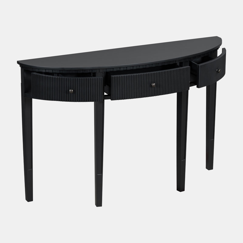 Commode à 3 tiroirs, Noir