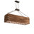 Jameil 8 - Light Oil Rubbed Bronze Square/Rectangle Pendant