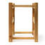 Andresen Solid Wood Floor Wine Bottle Rack in Natural