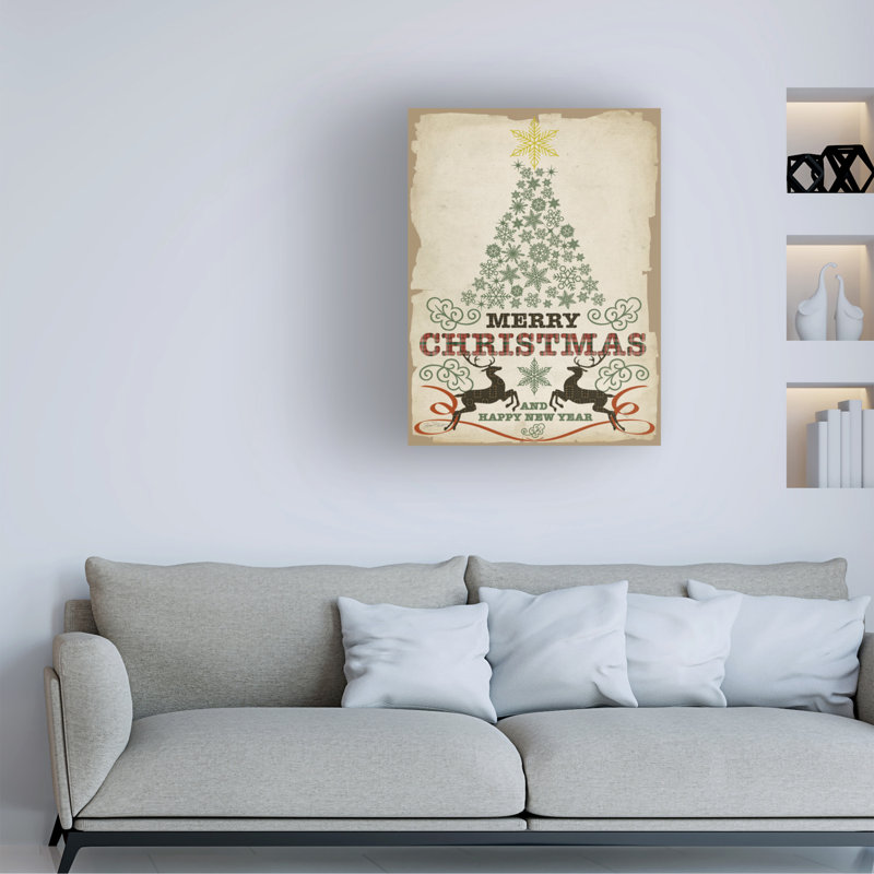 Art sur toile «Bachelor Earthout Christmas», H 19 po x l 14 po