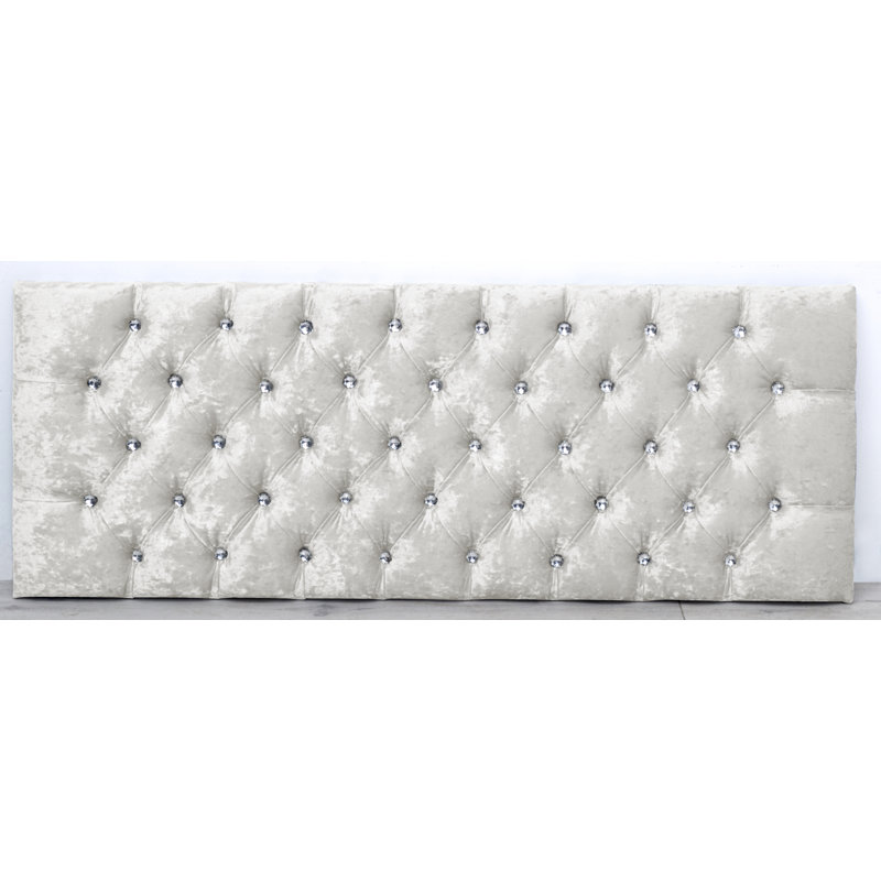 Dwyer Upholstered Headboard, Double (4'6), White