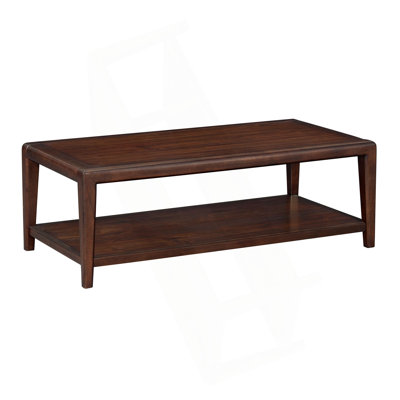 1PC Coffee Table Bottom Shelf Rectangular Smooth Corners Contemporary Living Room Home Furniture Cocktail Table