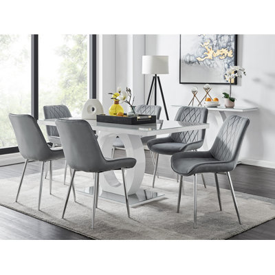 Eubanks Dining Set with 6 Chairs