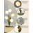 Flower Lamp,Bedside Vintage Table Lamps,5 Lily Of The Valley Reading Lights,3 Colors Modes Kawaii Bedside Lamp Decor,With G4 Bulb Nightstand Light.(Green)-950864182