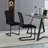 Modern Upholstered Velvet Armless Dining Chair-1449840439