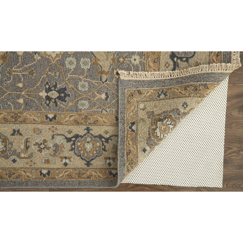 Corbitt Hand Woven Wool Oriental Area Rug, Rectangle 9'6" x 13'6"