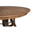 Tower Round Solid Oak Dining Table-1187933850
