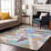 Premium Machine Washable Mehara AMF1693 Geometric Rug