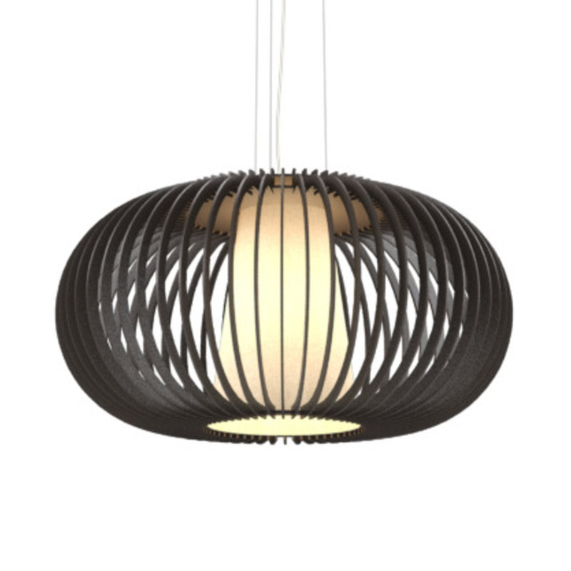 Stecche Di Legno 1 - Light Pendant, 16.38" H x 30.42" W x 30.42" D, Imbuia