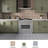Vaudeville Octagon Humo W/Taco 7-7/8 In. X 7-7/8 In. Porcelain Floor And Wall Tile-112831863