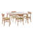 Babali 4 - Person Four Leg Dining Set