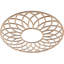 Médaillon de plafond en bois ajouré 32 po x H 11 po x P 32 po x H 8 po-63411892-63411919