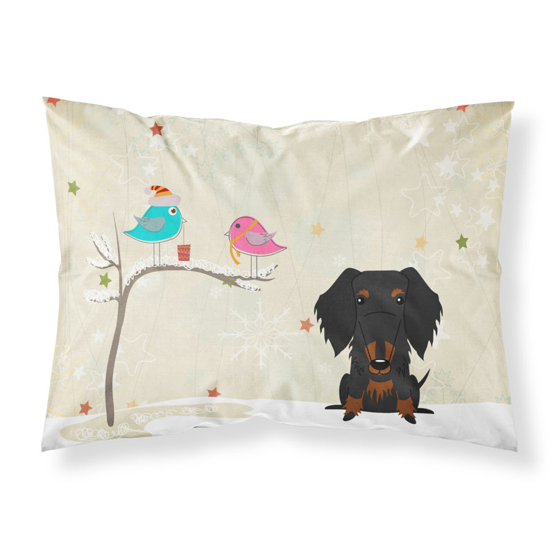 Microfiber, Black Tan Wire Haired Dachshund
