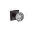 Crystal Double Dummy Door Knob with Traditional Square Rose-22037248