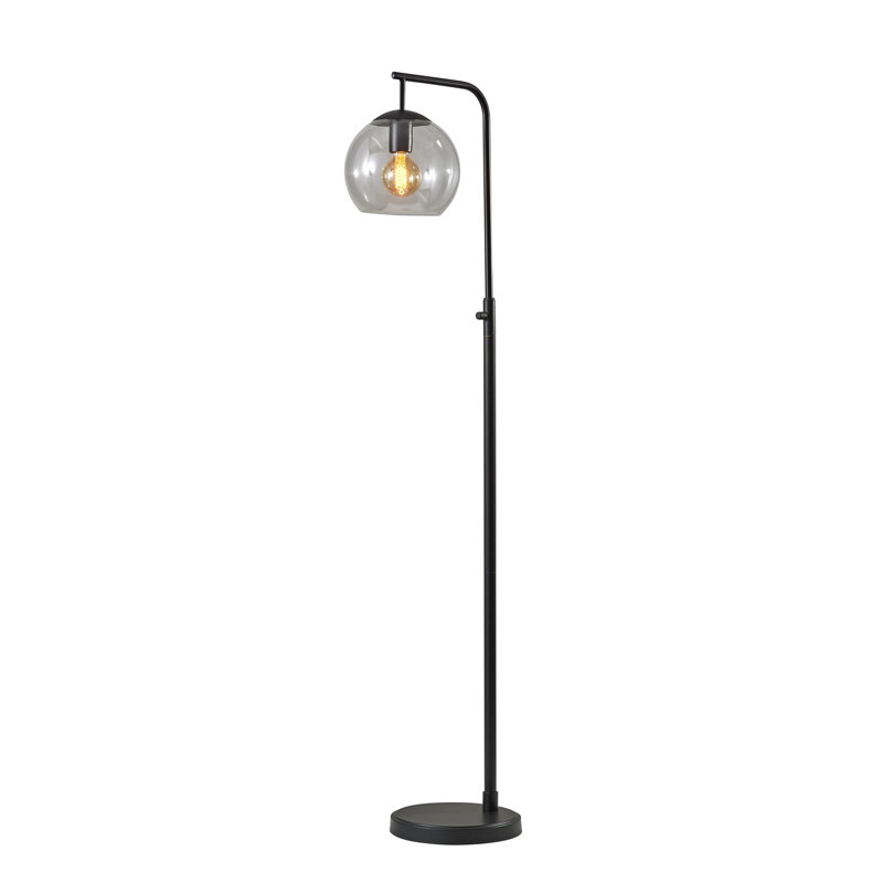 Lampe de travail sur pied 60 po Claire, Noir, Transparent