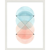 Love In Pink And Blue Print by Allison Rietta