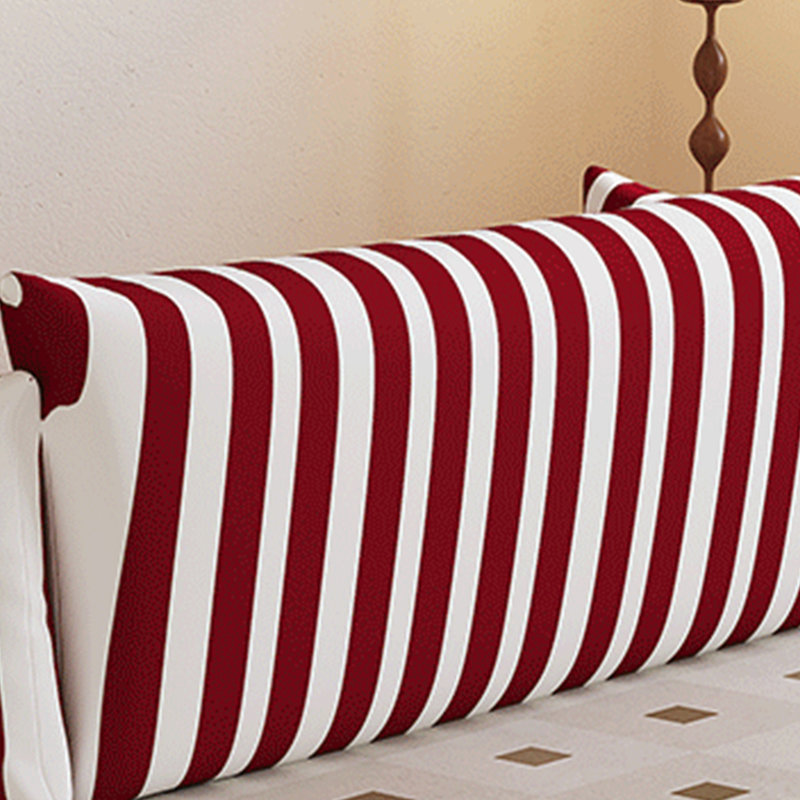 Canapé Simple, Rouge, L 70,87 po, Mélange de coton rouge