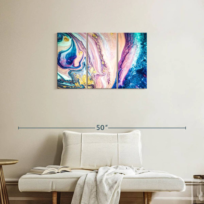Avery Galaxy Pour, 20" H x 33" W