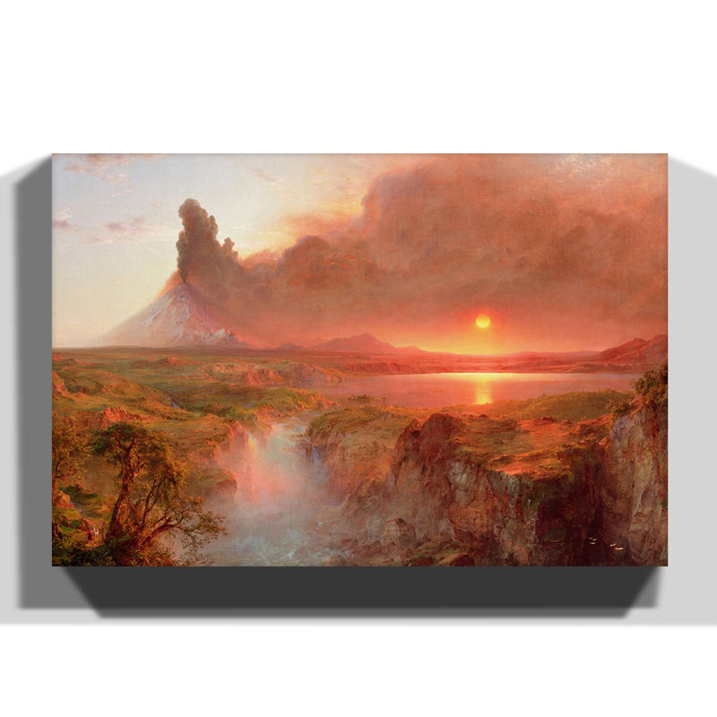 Frederic Edwin Church - Wrapped Canvas, 70cm H x 100cm W