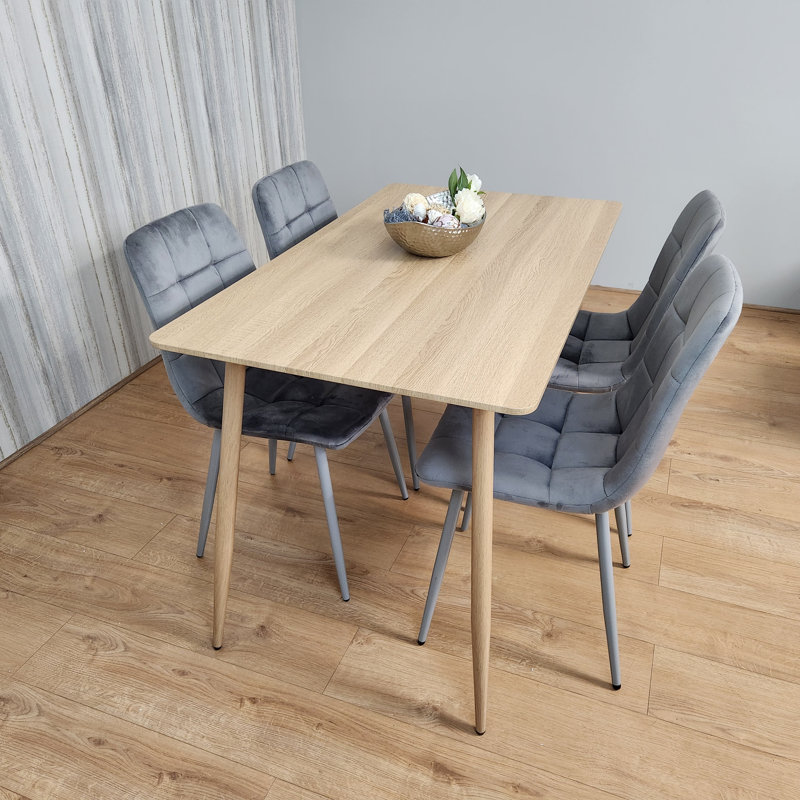 Ingo 4 - Person Dining Set, Grey