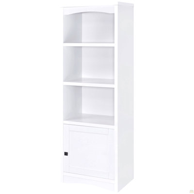 3-Shelf Engineered Wood Media Tower