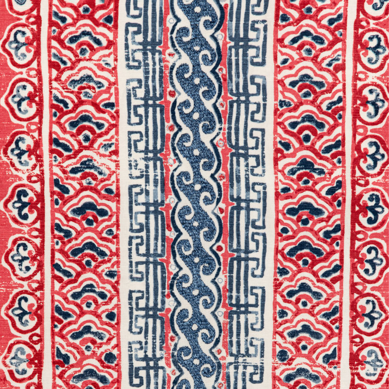 Mindoro Bongol Print Fabric, Poppy
