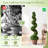 47 " H Faux Boxwood Topiary