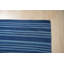 Tapis bleu en laine à tissage plat Lafonda-945880021