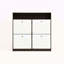 Armoire de rangement pour chaussures avec 4 tiroirs rabattables, armoire de rangement pour chaussures avec poignées en bois-1092732330