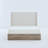 Queen Size Bed With 54" Tall Headboard, Scandinavian Rustic Design, Textured Canvas, Metal Frame, All - In One Box, Easy Installation Frame Support, Simple Setup