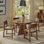  Saranac 6 - Person Butterfly Leaf Walnut Solid Wood Dining Set 