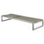 Chaise longue d'extérieur en aluminium Pangea Home Bella - Chaise longue de patio moderne avec corde à séchage rapide et roues faciles à déplacer - Gris-1942577027