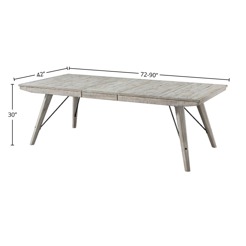 Table de salle à manger à tréteaux Decastro Modern