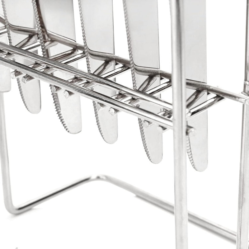 Ivy Bronx Ishant Stainless Steel (18/0) Flatware Set - Service for 6, Black/Silver