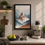 Mountain at Dusk Scandinavian - Wrapped Canvas-1529295942-1529295946
