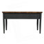 Bureau 53 po, aucun assemblage requis, finition noire et whisky
