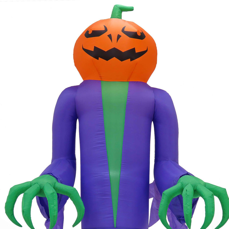 12ft Inflatable Halloween Pumpkin Ghost