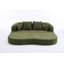 Canapé-lit 2 en 1 pliable, canapé-lit convertible pliable sans os de 70 pouces, 4 coussins pour le salon