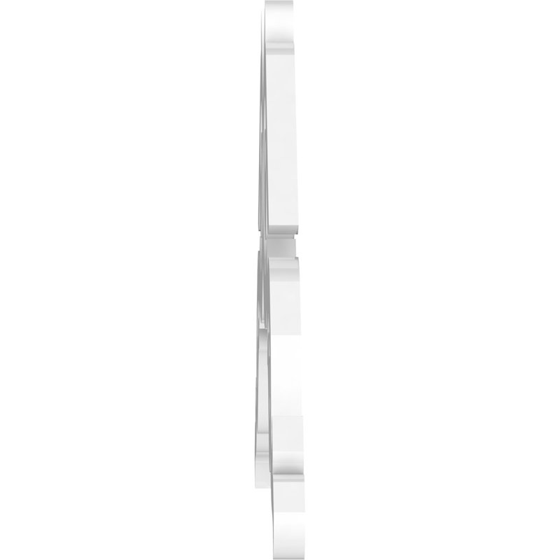 Pignon en PVC de qualité architecturale Rotherham, H 21 po x l 36 po x P 1 po, 14 / 12