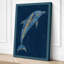 Leaping Dolphin Coastal 1 Piece Wrapped Canvas Wall Art-1363159732-1363159743