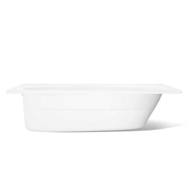 Windward 72" x 42" Soaking Bathtub, White