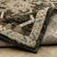 Tapis oriental brun / doré / beige en nylon tissé à la machine Ralena-1282366466