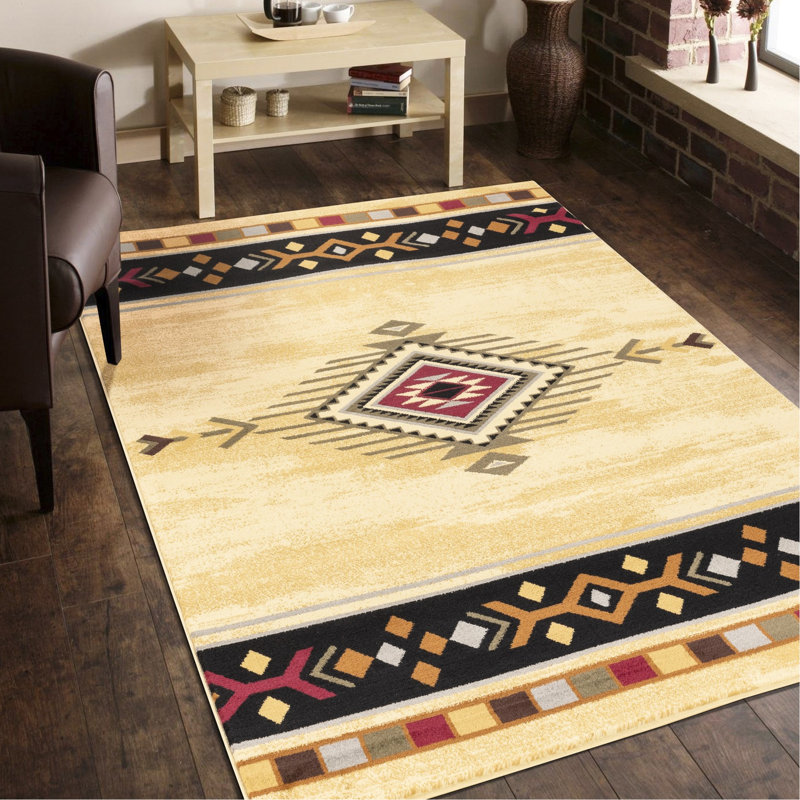 24 In X 36 Area Floor Rug, Cream, Polypropylene, Stain , For High Traffic Zones, Pet- 2 Ft. 3 Cream Blanket, High-Traffic Spots, Pet Approved
